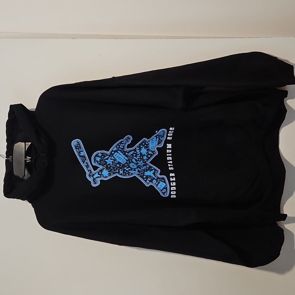 FLUFFY Gabriel Iglesias Dodger Stadium  2022 Black long sleeve hoodie 3XL NWOT